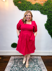 Ever After Red Mini Dress