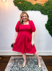 Ever After Red Mini Dress