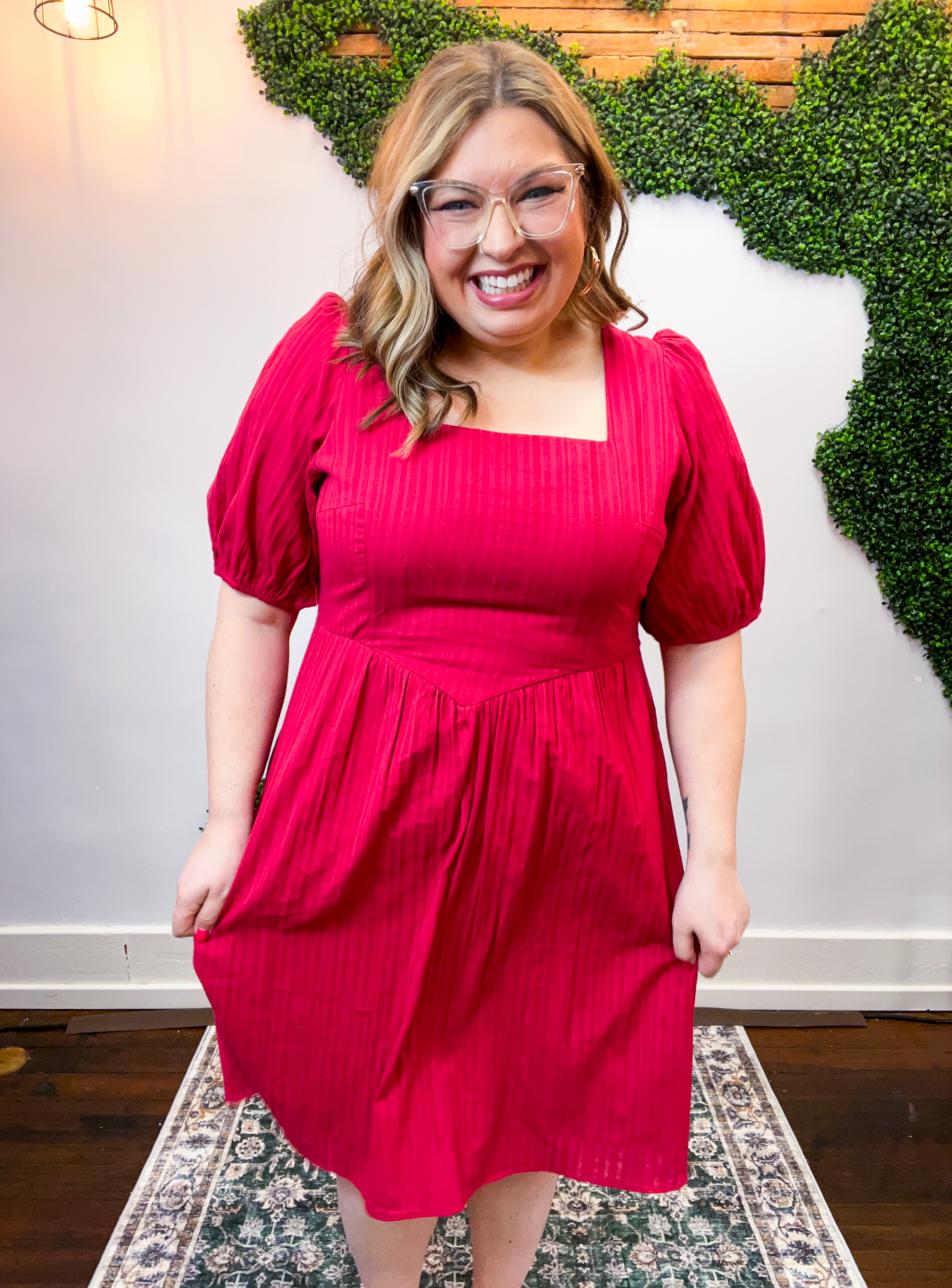 Ever After Red Mini Dress