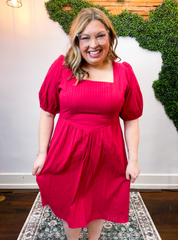 Ever After Red Mini Dress