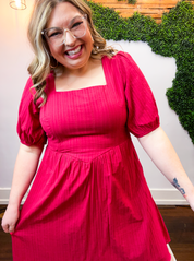 Ever After Red Mini Dress