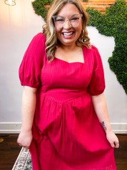 Ever After Red Mini Dress