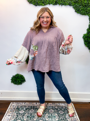 Pressed Petals Patchwork Tunic by Easel