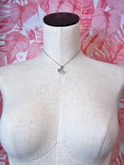 Stainless Steel Tarnish Free Star & Cross Necklace in Silver *Final Sale*