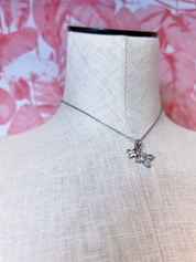 Stainless Steel Tarnish Free Star & Cross Necklace in Silver *Final Sale*