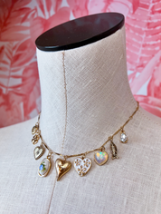 Hearts Clover Fish & More Charm Necklace *Final Sale*