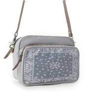 Myra | Paisley Plains Pouch in Smoky Ash *FINAL SALE*