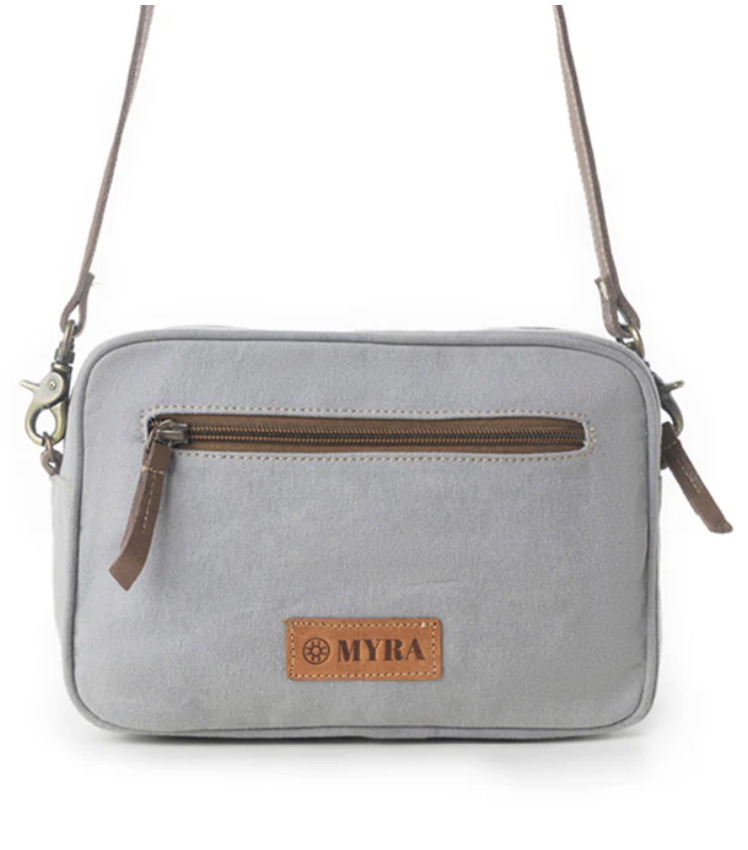 Myra | Paisley Plains Pouch in Smoky Ash *FINAL SALE*