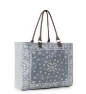 Myra | Paisley Plains Weekender Bag in Cowboy Blue *FINAL SALE*
