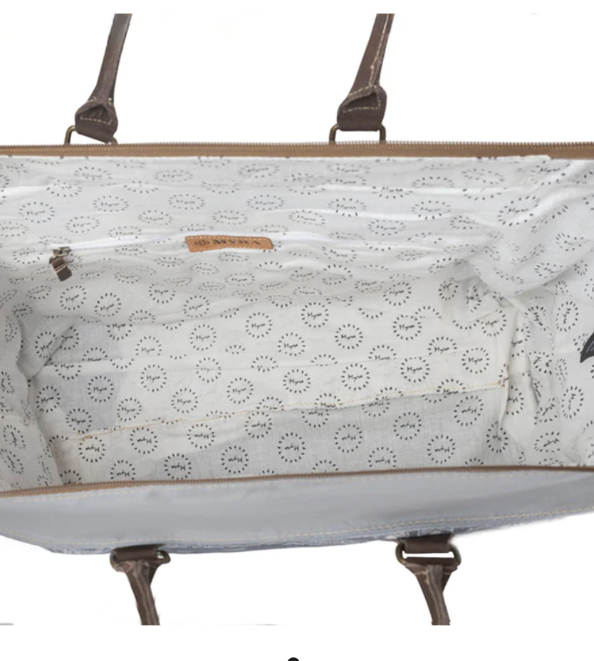 Myra | Paisley Plains Weekender Bag in Cowboy Blue *FINAL SALE*