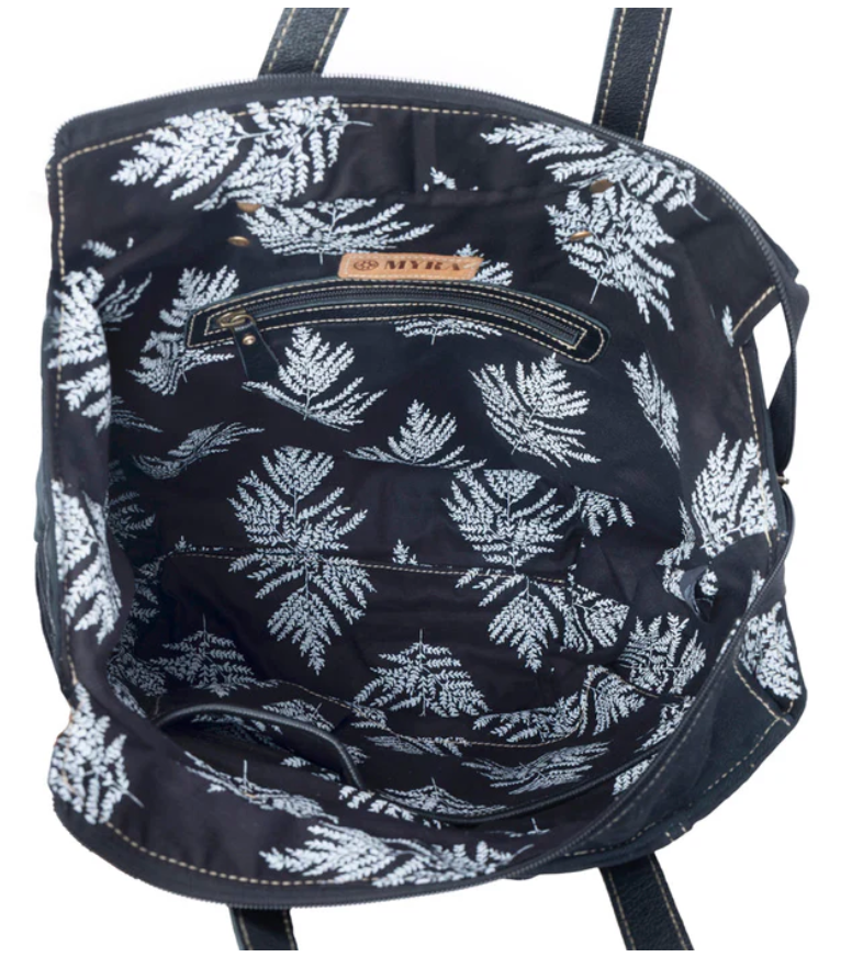 Myra | Desert Trail Tote Bag in Midnight Coal *FINAL SALE*