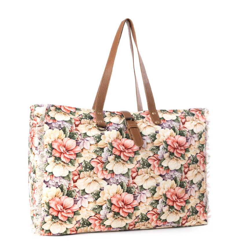 Myra | Meadow Crest Weekender Bag in Floral Multi  *FINAL SALE*