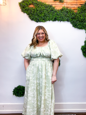 Meadowlight Whimsy Midi Dress