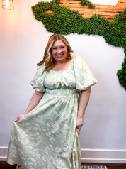 Meadowlight Whimsy Midi Dress