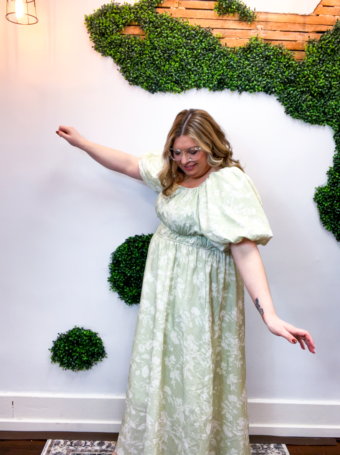 Meadowlight Whimsy Midi Dress