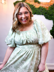 Meadowlight Whimsy Midi Dress