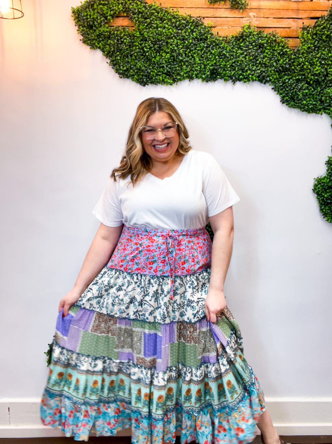 Easel | Mixed Feelings Maxi Skirt