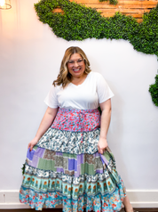 Easel | Mixed Feelings Maxi Skirt