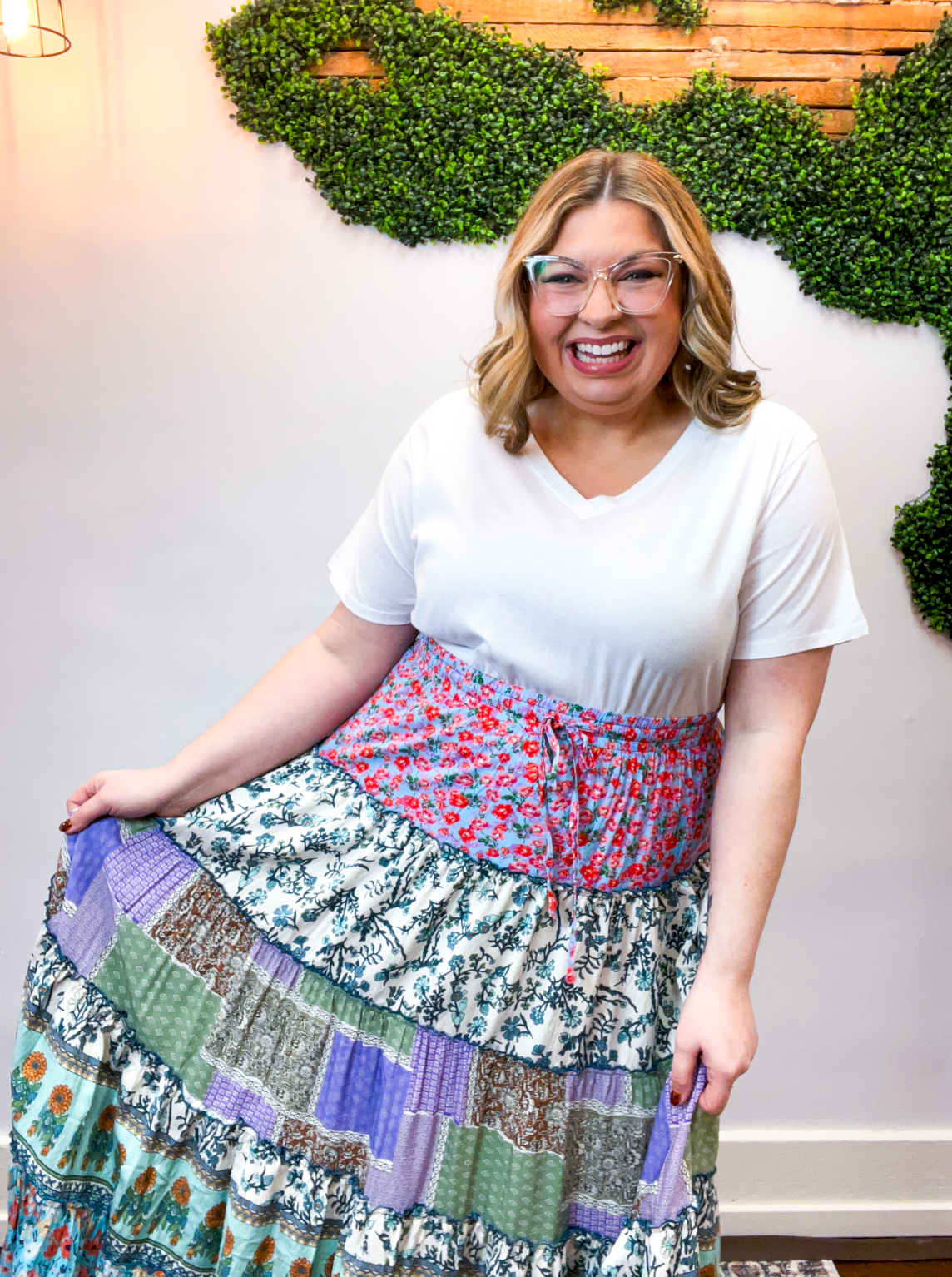 Easel | Mixed Feelings Maxi Skirt