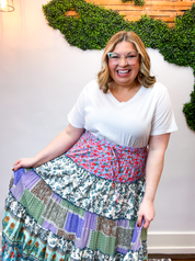 Easel | Mixed Feelings Maxi Skirt