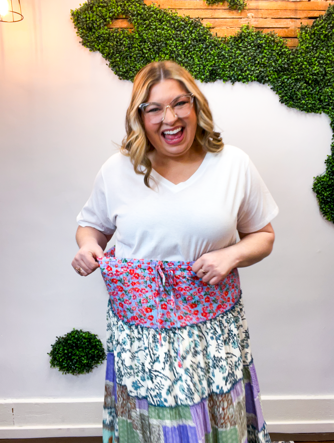 Easel | Mixed Feelings Maxi Skirt