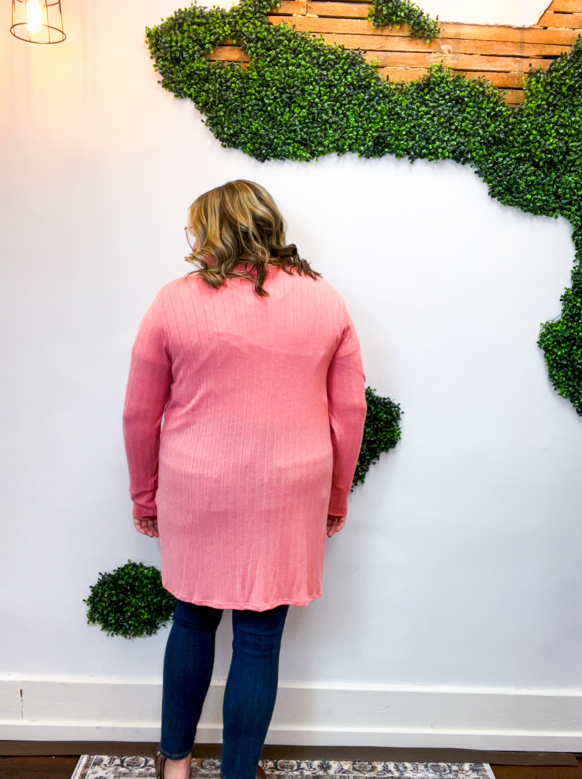 Fresh Start Coral Cardigan