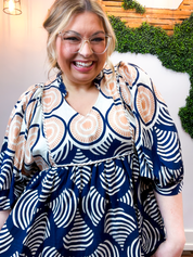 Painted Path Babydoll Top