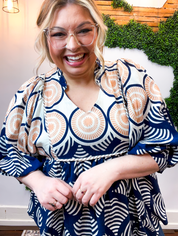 Painted Path Babydoll Top