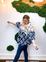 Painted Path Babydoll Top