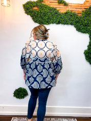 Painted Path Babydoll Top