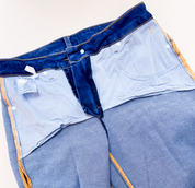 Risen | Tummy Control High Rise Wide Leg Cuffed Jeans in Dark Wash