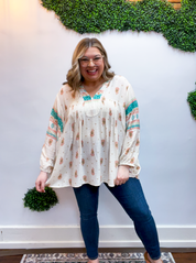Easel | Desert Daydream Blouse