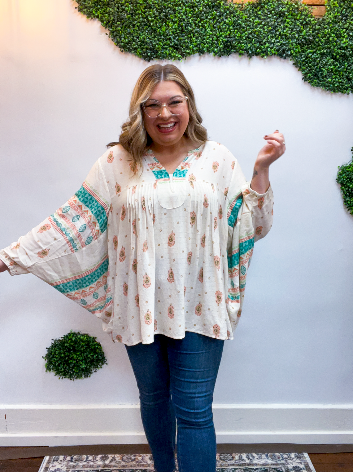 Easel | Desert Daydream Blouse