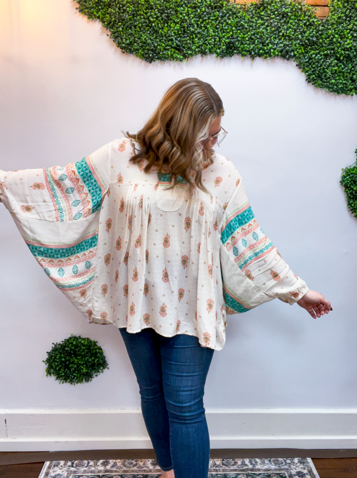 Easel | Desert Daydream Blouse