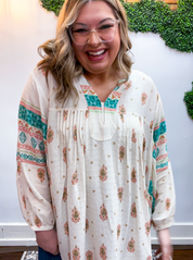 Easel | Desert Daydream Blouse