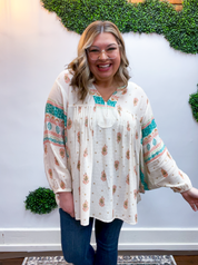 Easel | Desert Daydream Blouse