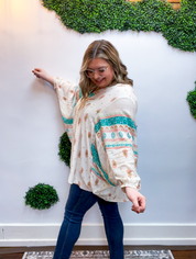 Easel | Desert Daydream Blouse