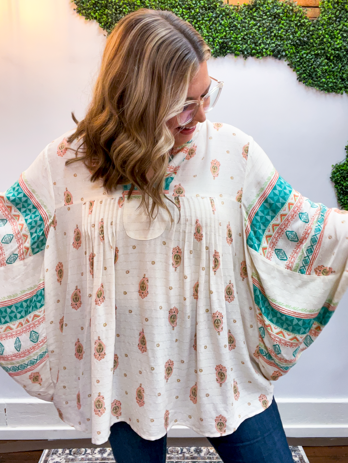 Easel | Desert Daydream Blouse