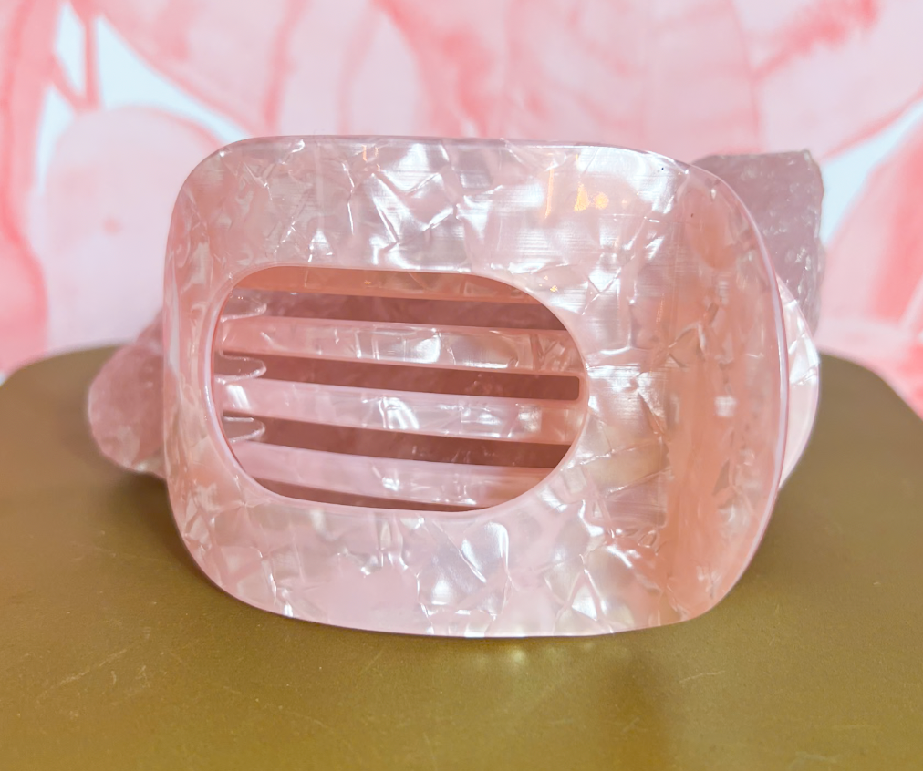 Jumbo Lay Flat Oval Hair Claw Clip