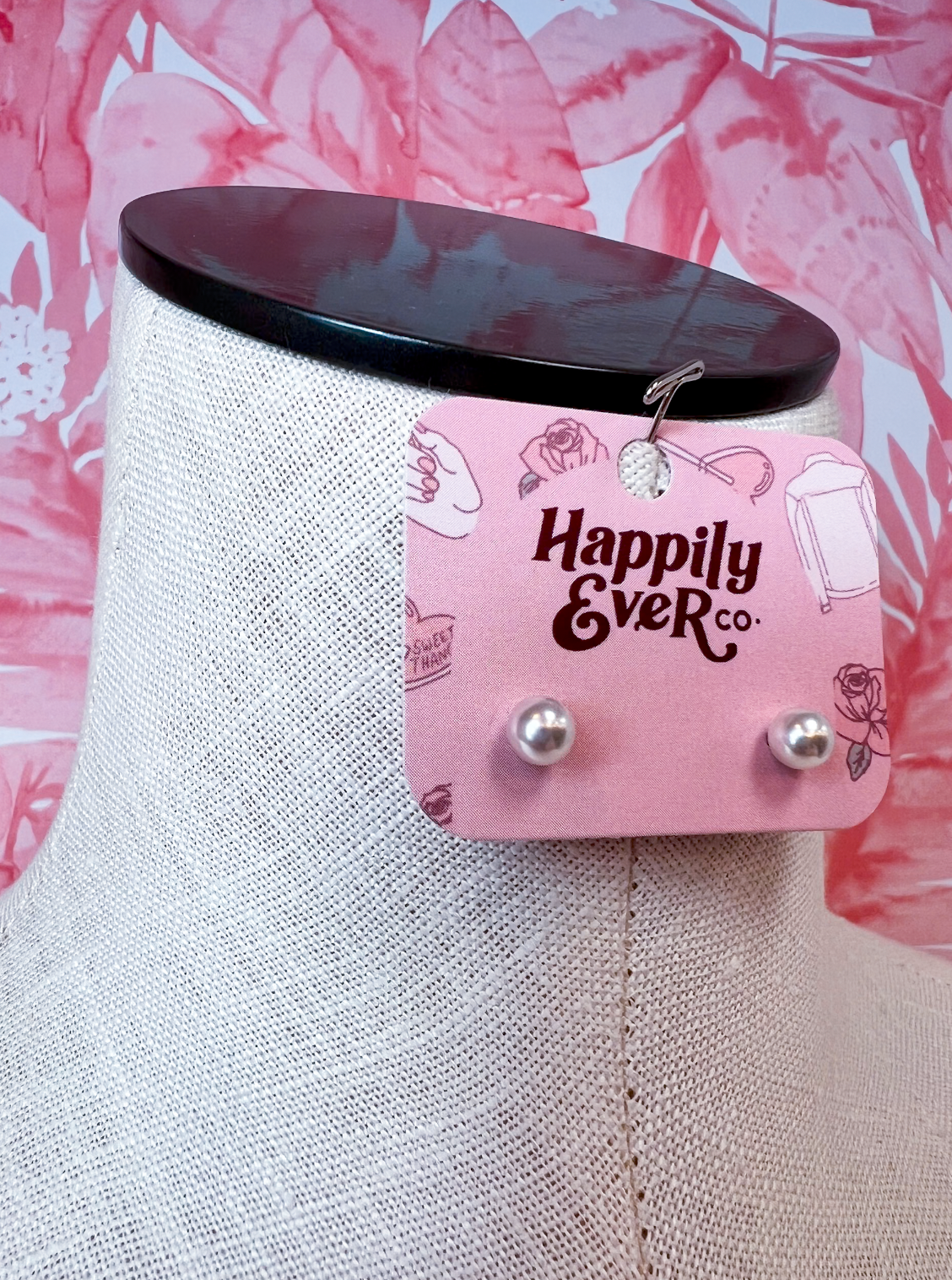 Timeless Faux Pearl Earrings  *Final Sale*