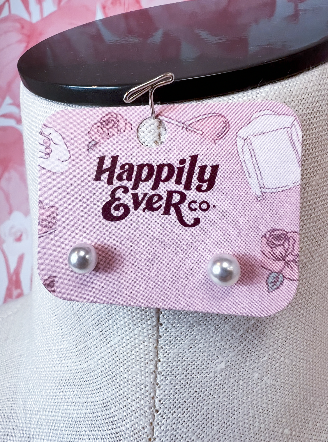 Timeless Faux Pearl Earrings  *Final Sale*