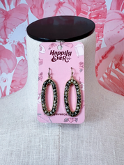 Bead About It Earrings in Dalmatian Jasper *Final Sale*