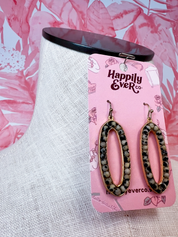 Bead About It Earrings in Dalmatian Jasper *Final Sale*