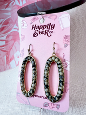 Bead About It Earrings in Dalmatian Jasper *Final Sale*