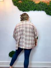 Easel | Faded Fields Plaid Top