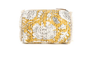 Myra | Golden Prairie Leaf Clutch Pouch *FINAL SALE*