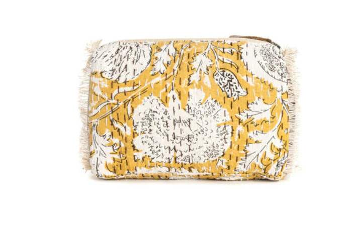 Myra | Golden Prairie Leaf Clutch Pouch *FINAL SALE*