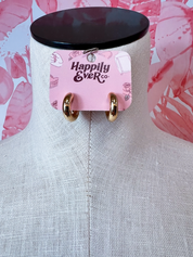 Butter Gold Hoops  *Final Sale*