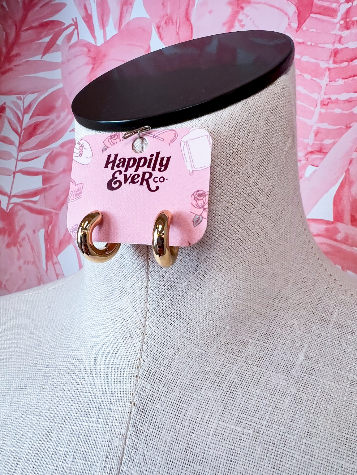Butter Gold Hoops  *Final Sale*