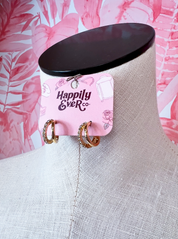 Glass Slipper Hoops *Final Sale*